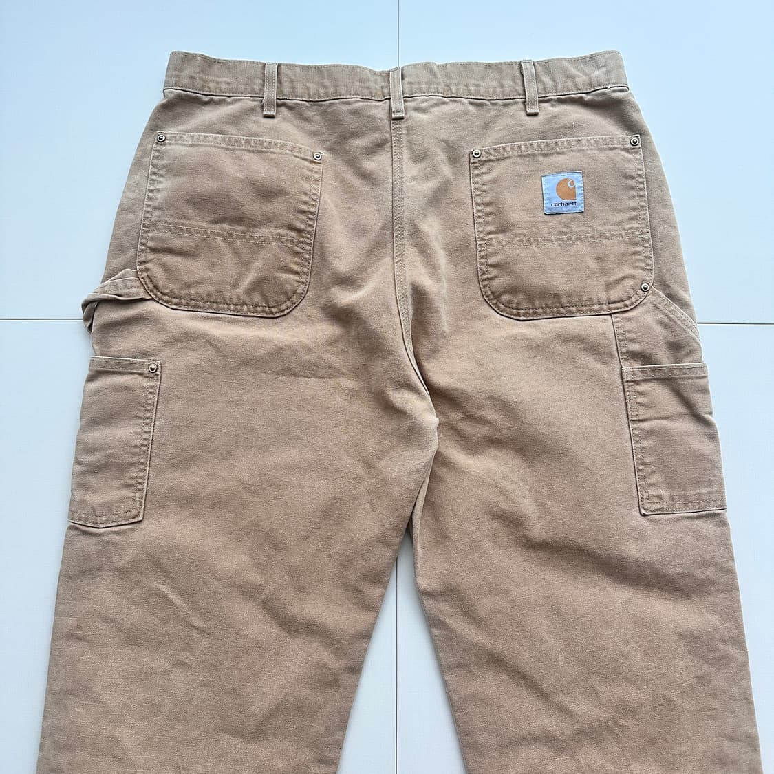 90s 칼하트 더블니 made in usa B136 BRN 상품이미지5