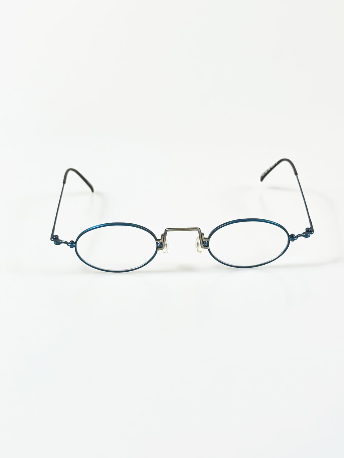 90s VISTAN 투톤 슬림 오벌 와이어 빈티지 안경 상품이미지1