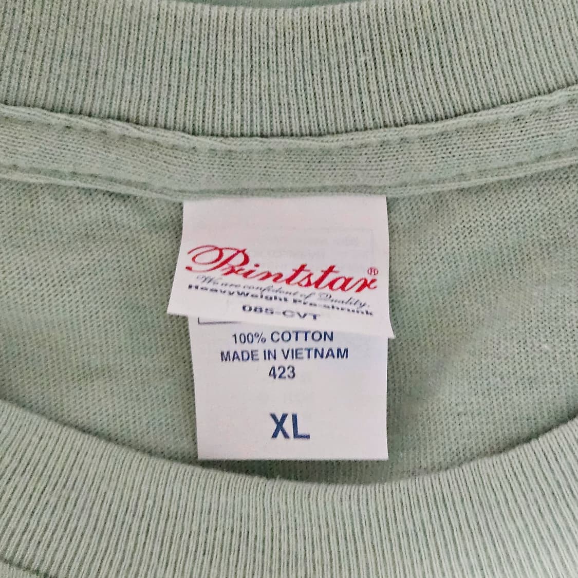 마츠다세이코 빈티지 티셔츠 레이스프레임 홀로그램 더스티민트 일본 밴드티 상품이미지3