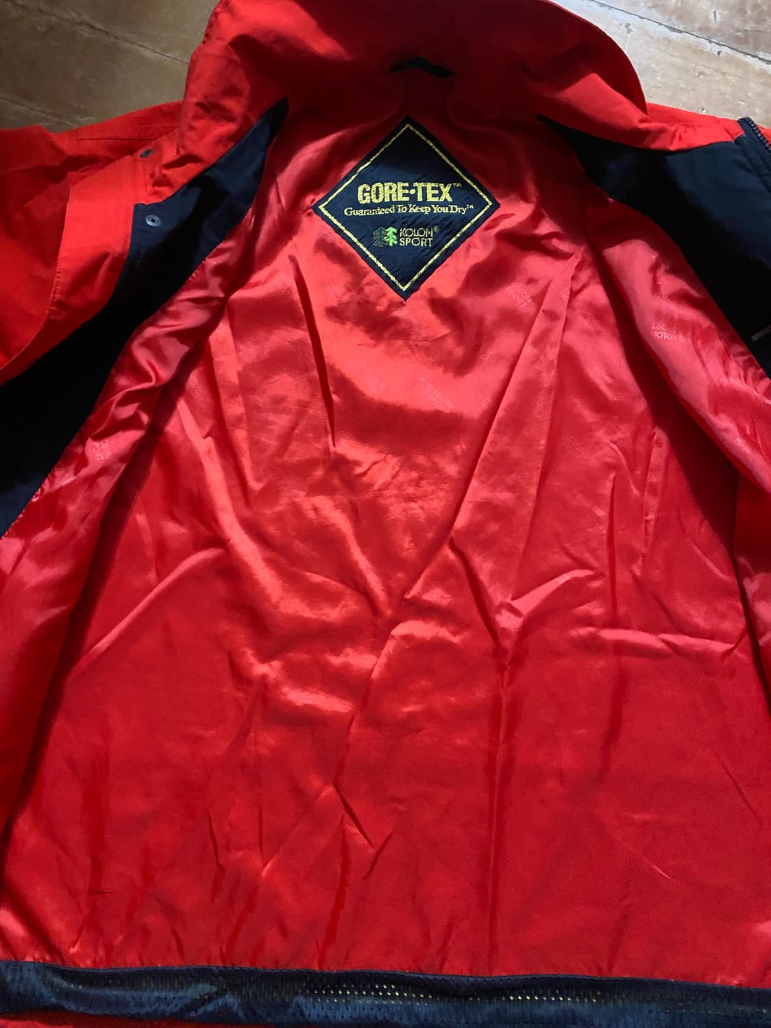 코오롱스포츠 고어텍스 레드 자켓 105 상품이미지5