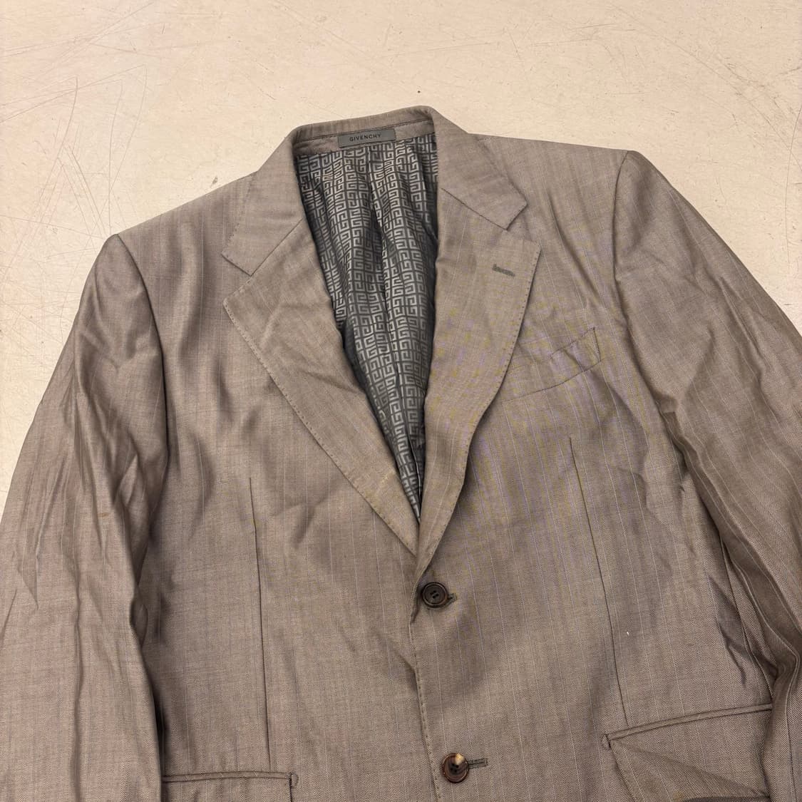 지방시 체크 투버튼 블레이저 상품이미지2