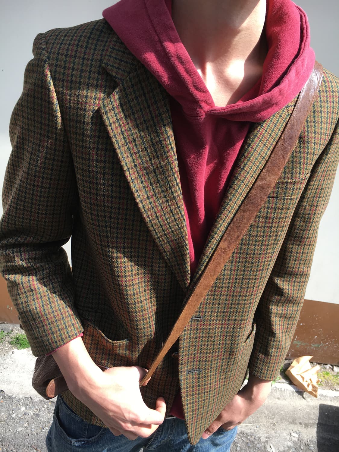 Pieere cardin check blazer 상품이미지2