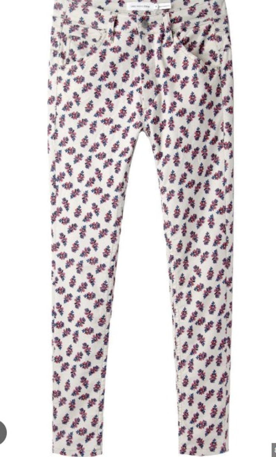 이자벨 마랑 플라워 코듀로이 팬츠 상품이미지1