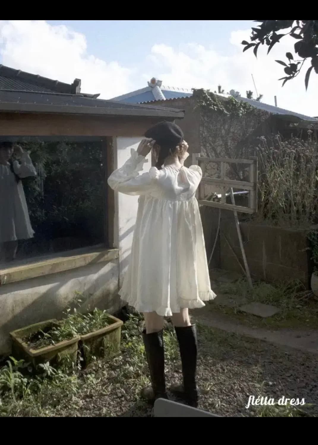 fletta dress 36 크림 플레따 드레스 36 상품이미지1