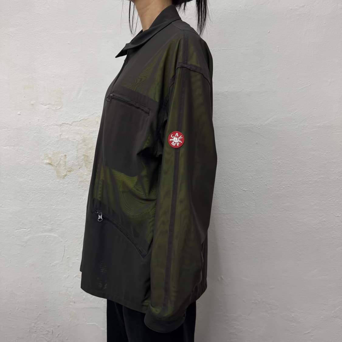 카브엠트(CAVEMPT) 24ss 라인드 파워넷 나일론 혼방 블루종 자켓 상품이미지2