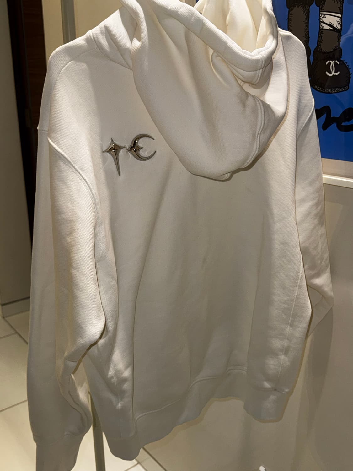 THUG CLUB OG HOODIE WHITE 상품이미지4