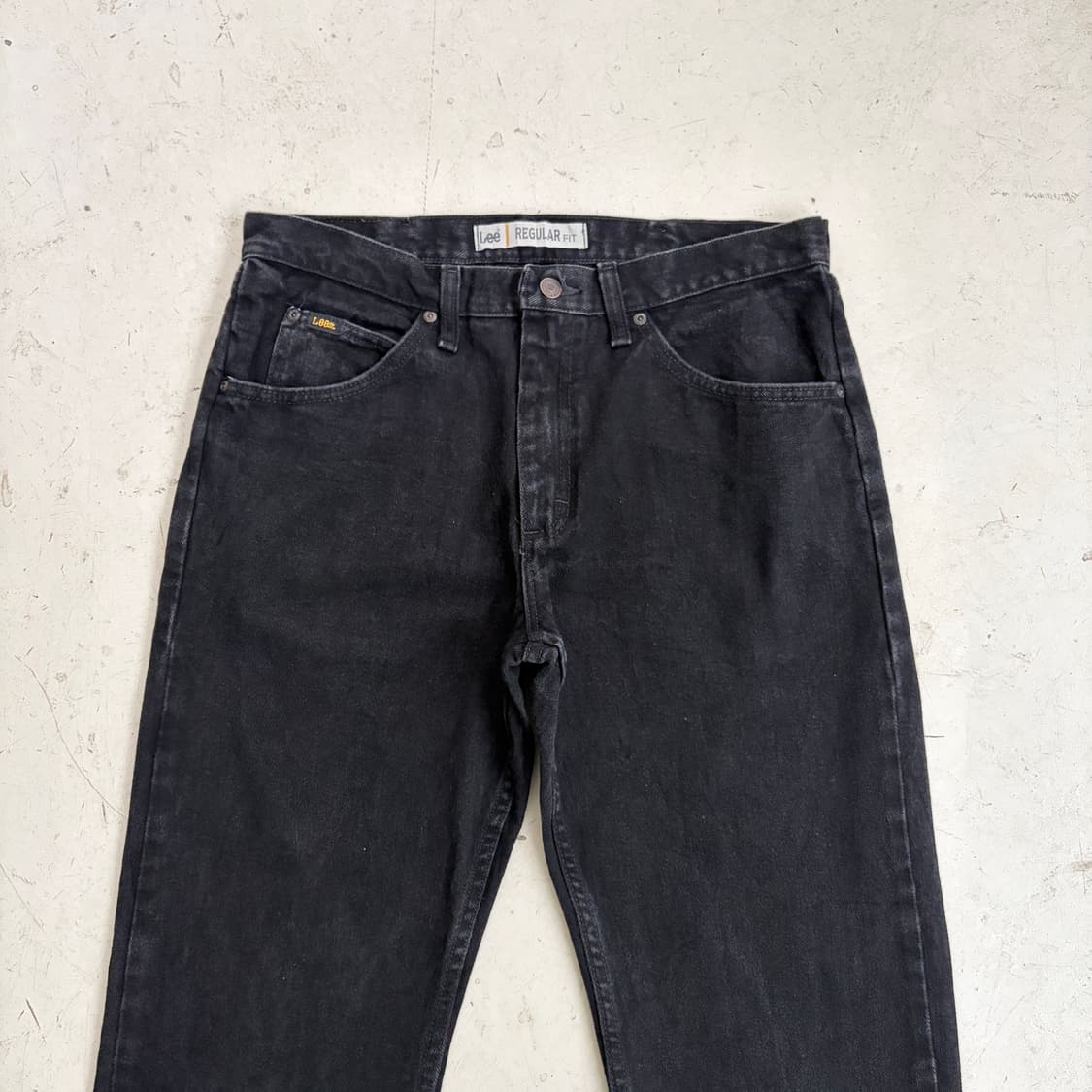 00s LEE 빈티지 흑청 데님팬츠 34x29 상품이미지2