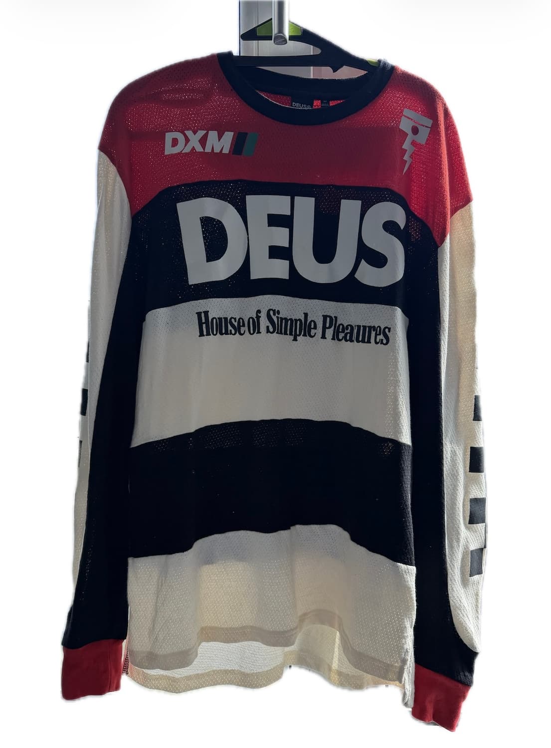 데우스엑스마키나 세이버 모토 져지 레드 M사이즈 상품이미지2