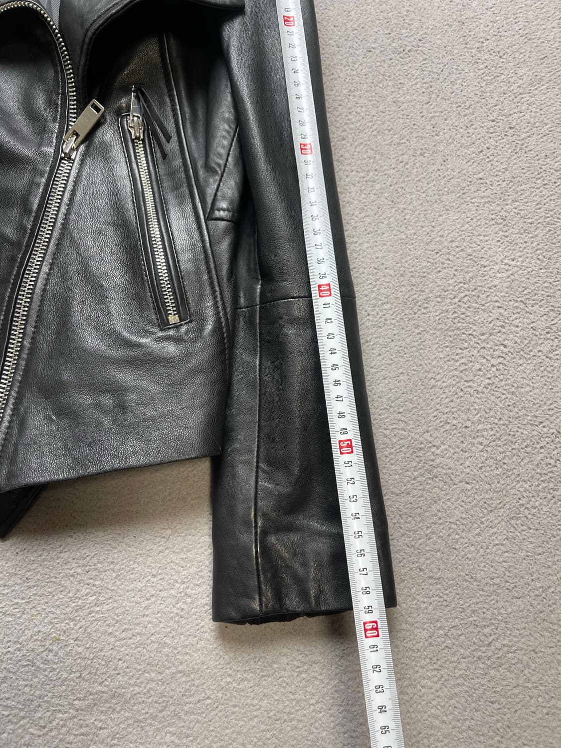 [S] MANGO 망고 양가죽 자켓 상품이미지7