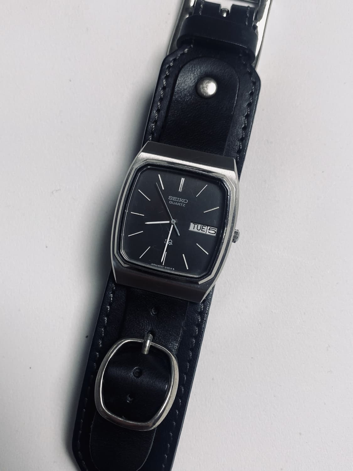 세이코 Seiko 스퀘어 G-STRAP 가죽 벨트 상품이미지2