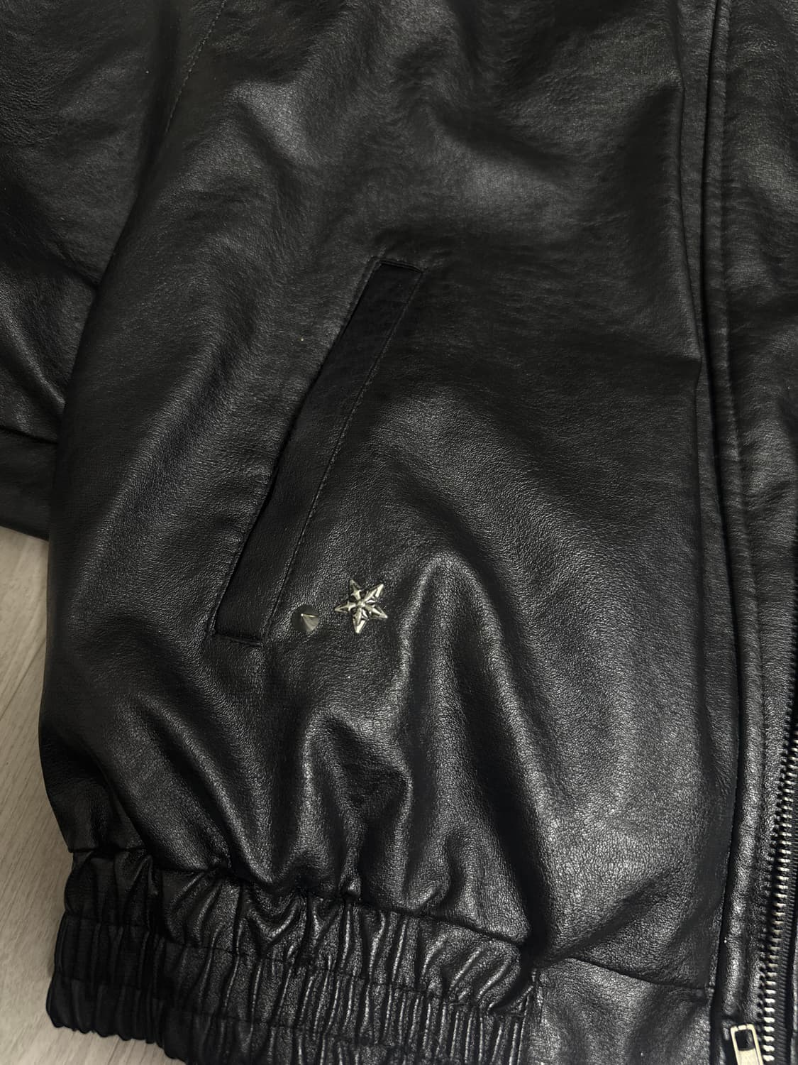 빈티지 레더 자켓 상품이미지3