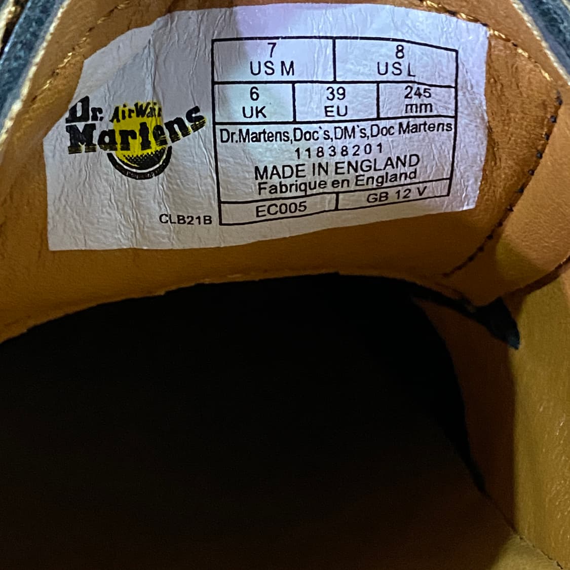 닥터마틴 1461 3홀 로퍼 B3232 상품이미지3