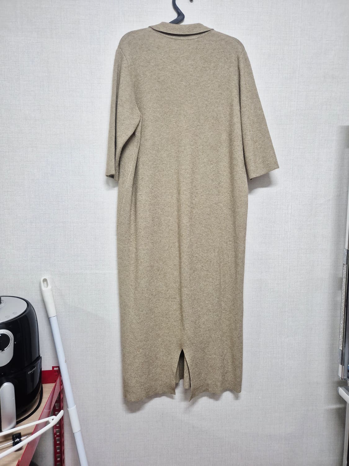 베이지 니트롱원피스 상품이미지2