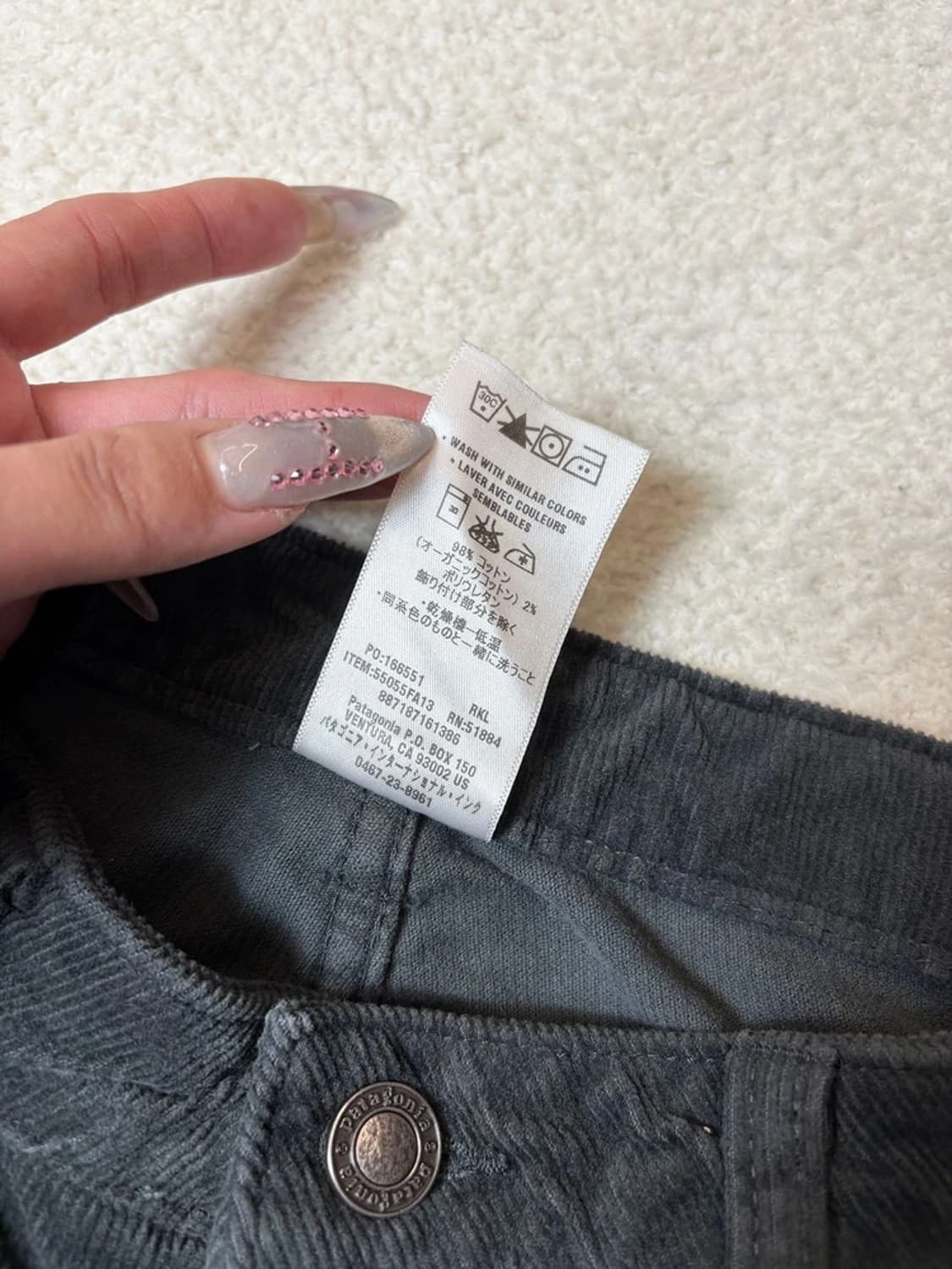 파타고니아 코듀로이 스트레이트 우먼스 팬츠 PN6614 상품이미지8