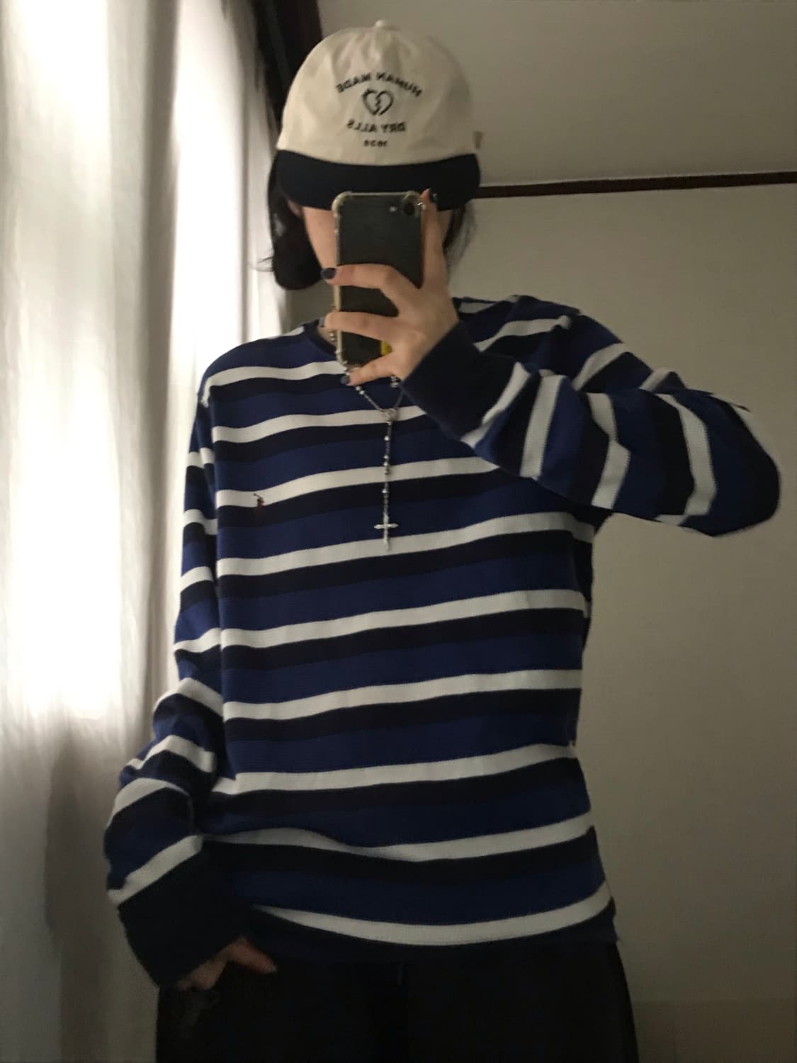 폴로 스트라이프 와플 롱슬리브 상품이미지5