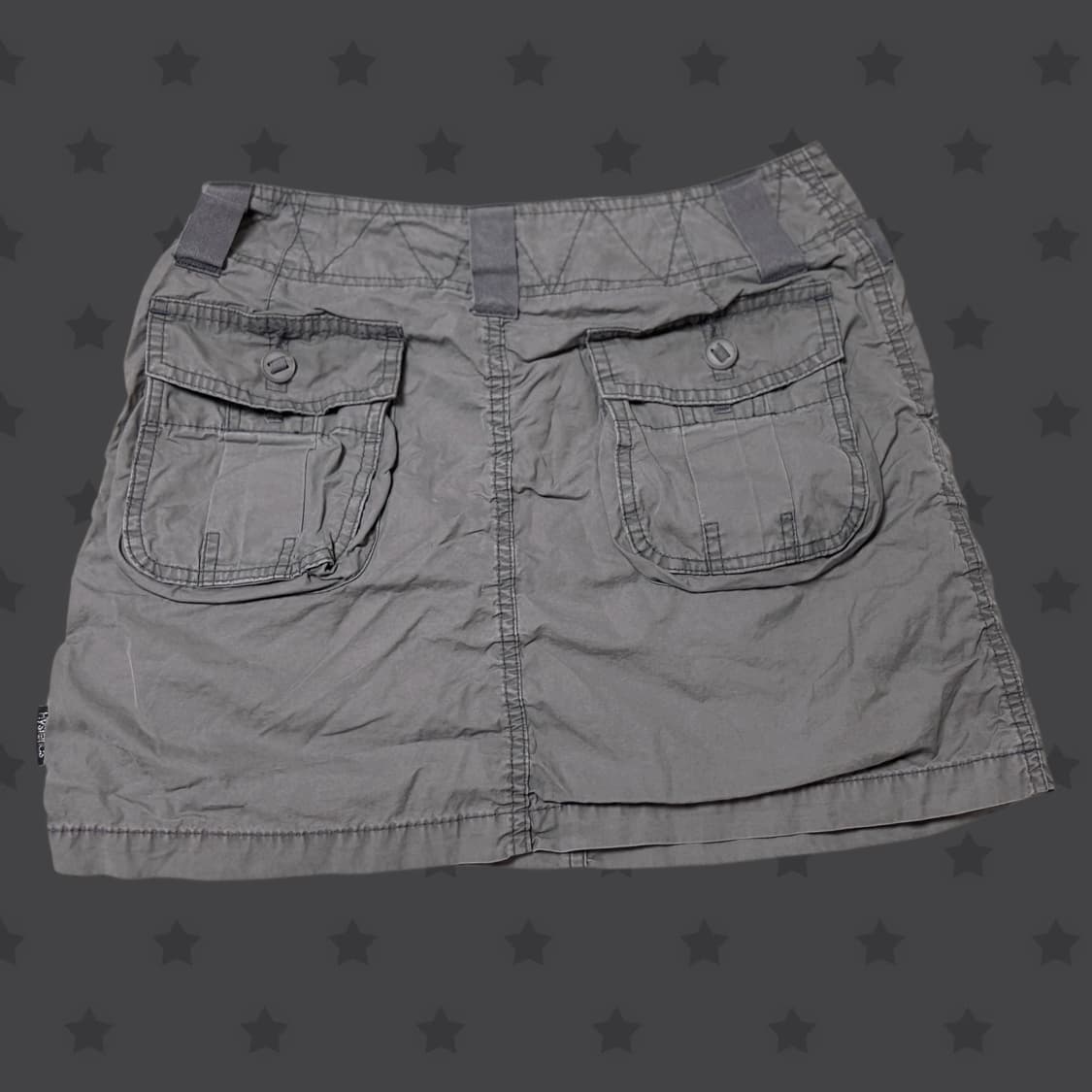 Hysteric Glamour 히글 펑크 대장 버클 포인트 그레이 스커트 상품이미지2