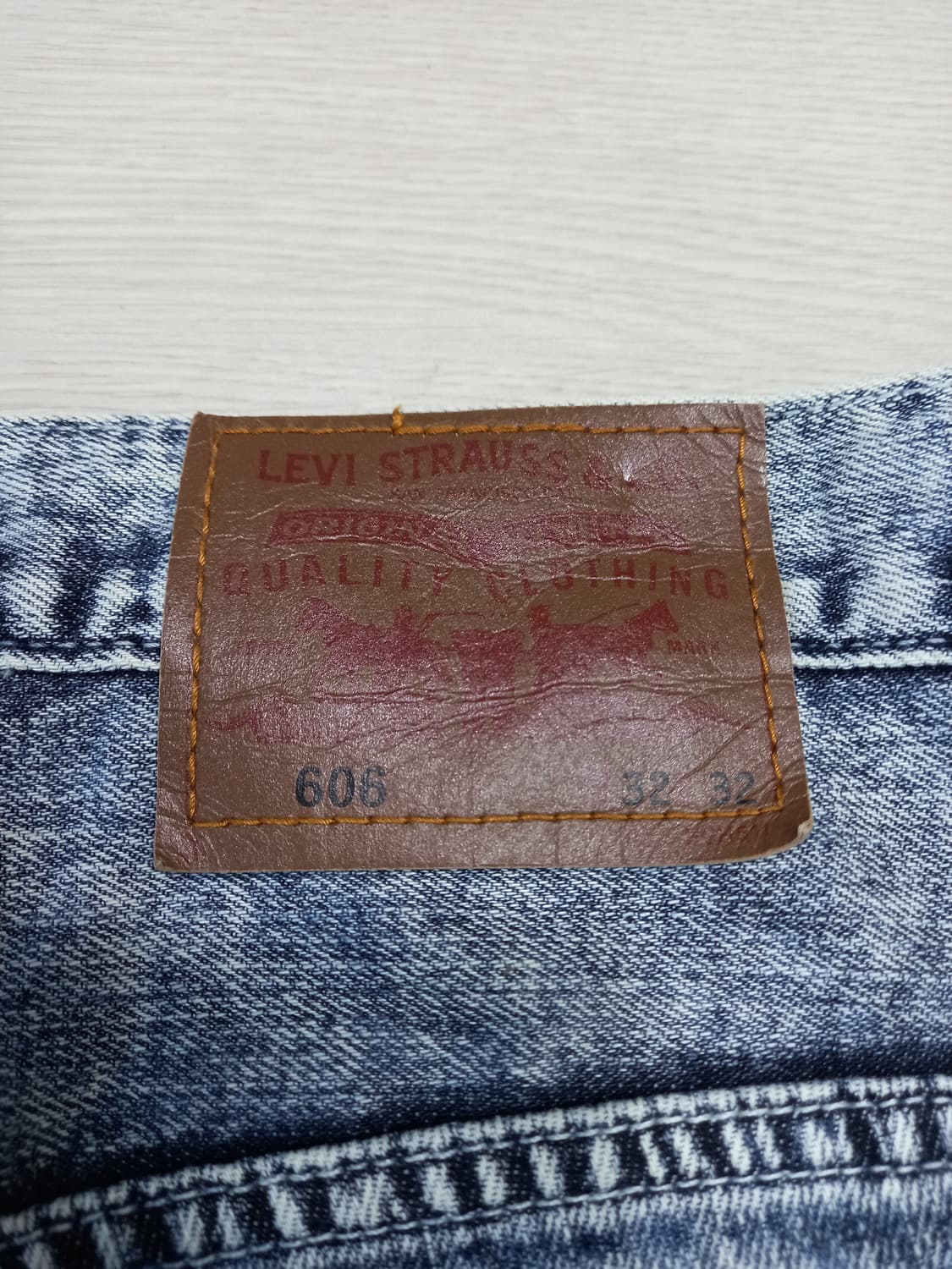 32 리바이스606 Tight 워싱 스판 슬림일자진 32-397 상품이미지5