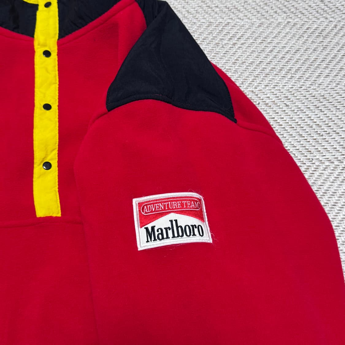(XL) 90s 빈티지 말보로 레드 후리스 상품이미지3