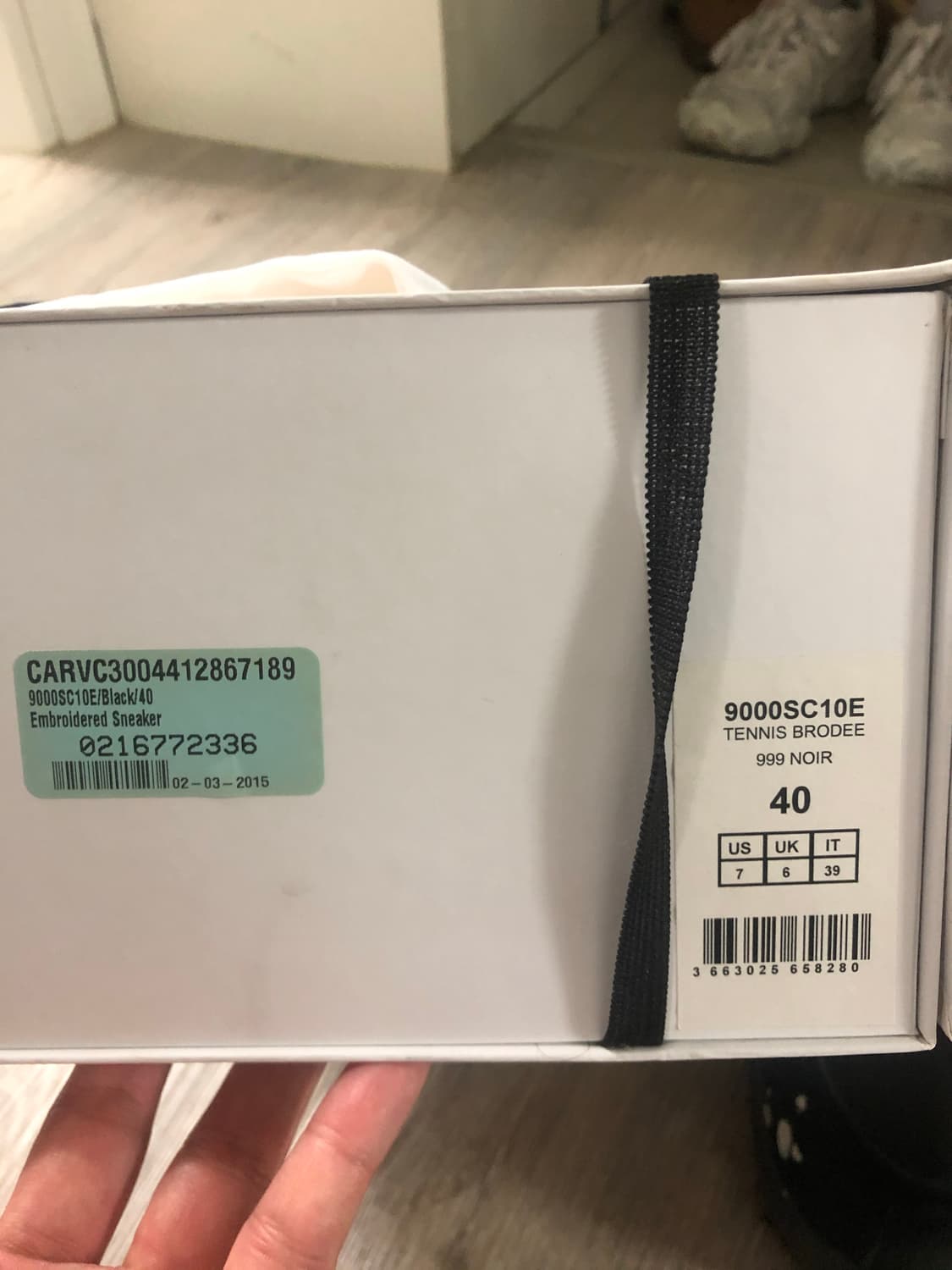 까르뱅 벚꽃자수 스니커 반스 어센틱 상품이미지8