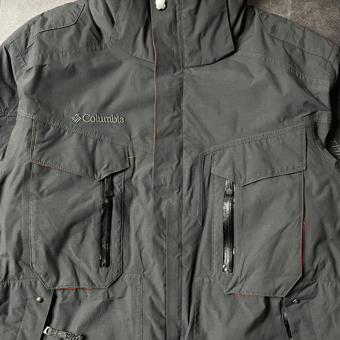 COLUMBIA 00s 컬럼비아 카키 밀리터리 윈드브레이커 A00579 상품이미지4