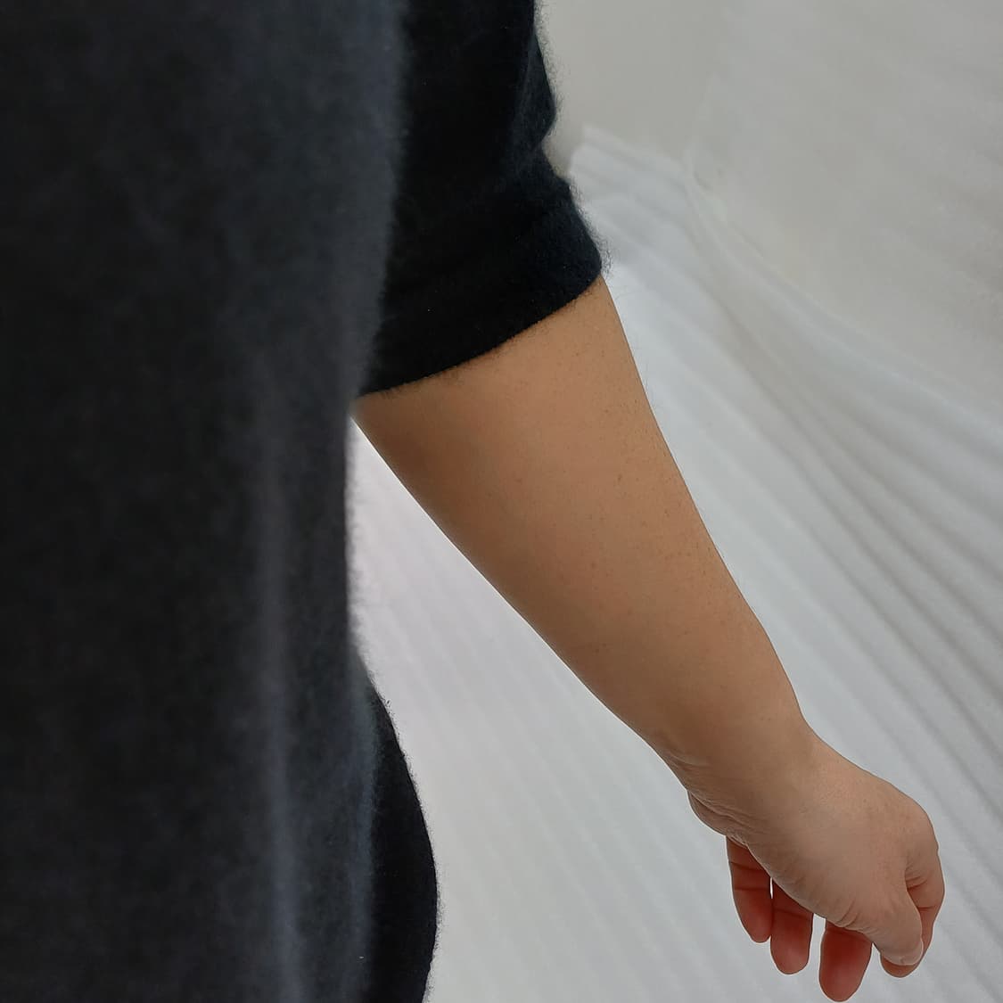 한섬 더캐시미어 순 캐시미어 카라 니트 여성 L 블랙 사랑봉봉 상품이미지7