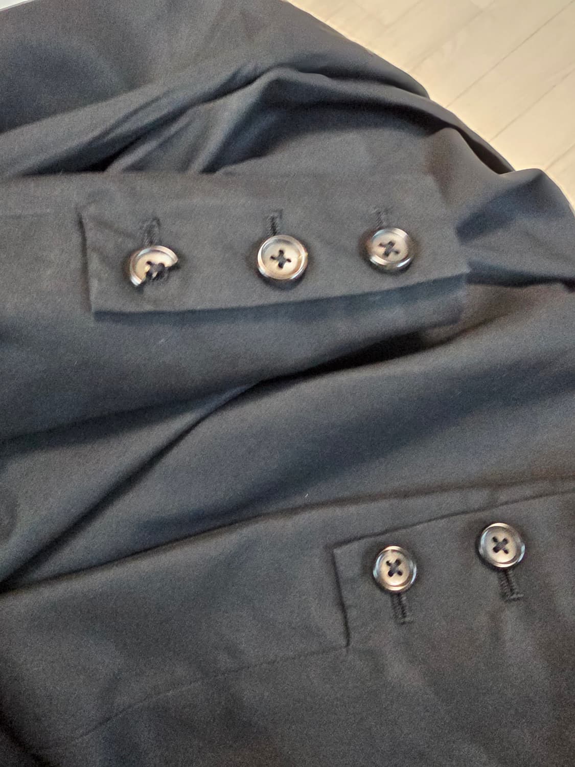 요지 야마모토 뿌르옴므 실크 코트 상품이미지4