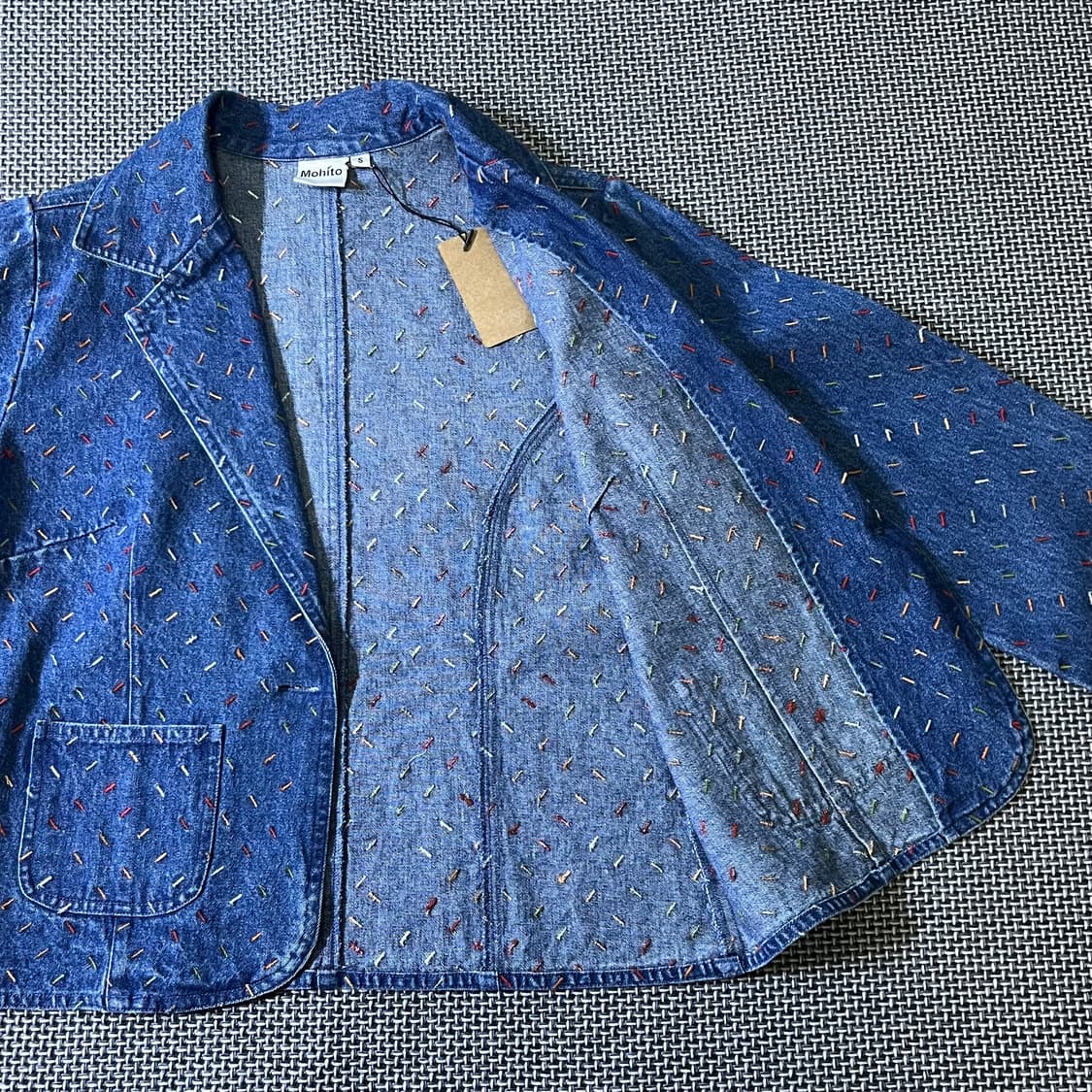 빈티지 스티치 우먼 데님 자켓 (kold_8405) 상품이미지7