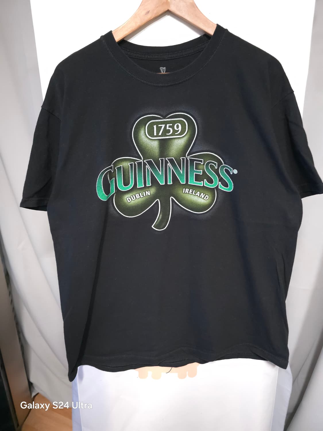 Guinness 블랙 프린팅 반팔티 L
 상품이미지1