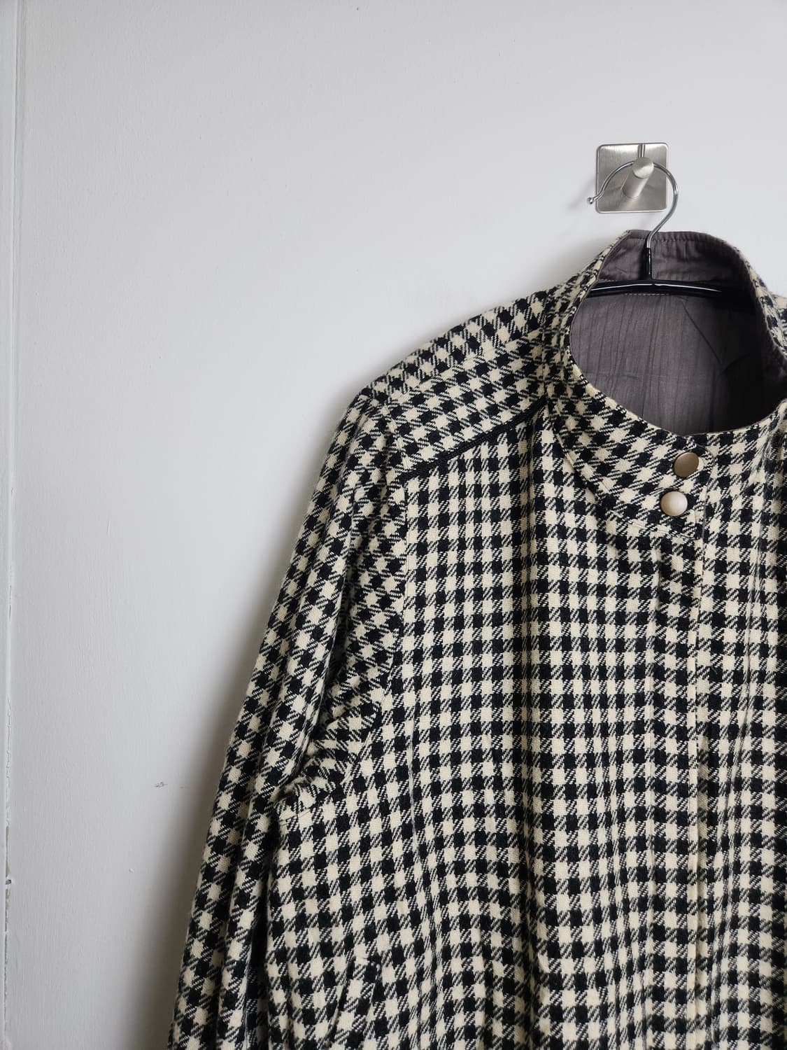 깅엄 체크 점퍼 자켓 상품이미지6