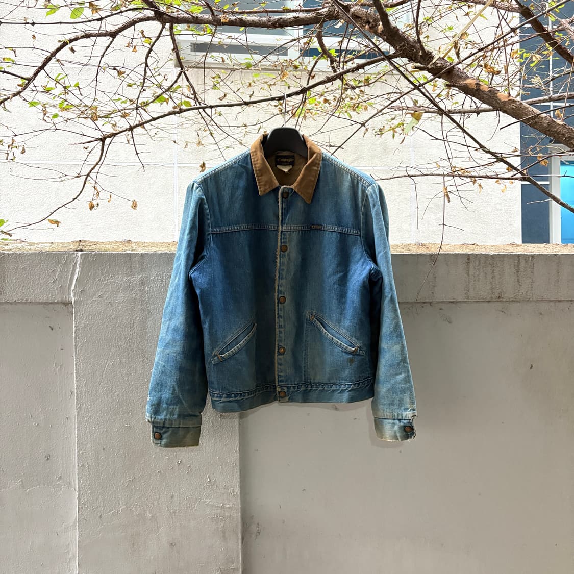 80’s 랭글러 쉐르파 데님자켓 made in u.s.a 상품이미지1