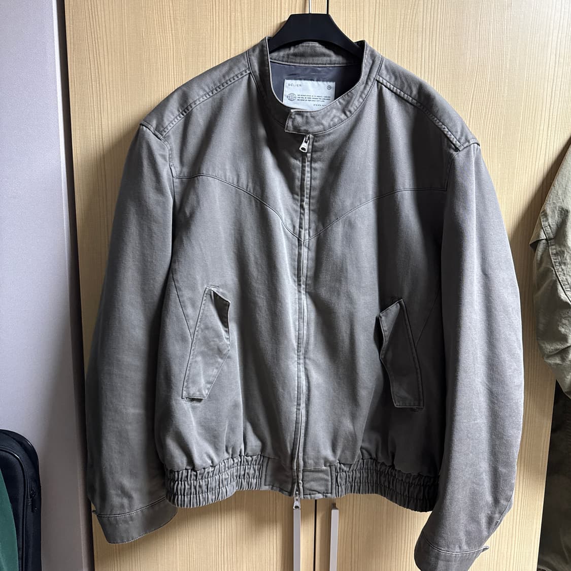 [5] 벨리에 세리프 해링턴 자켓 올리브 상품이미지1