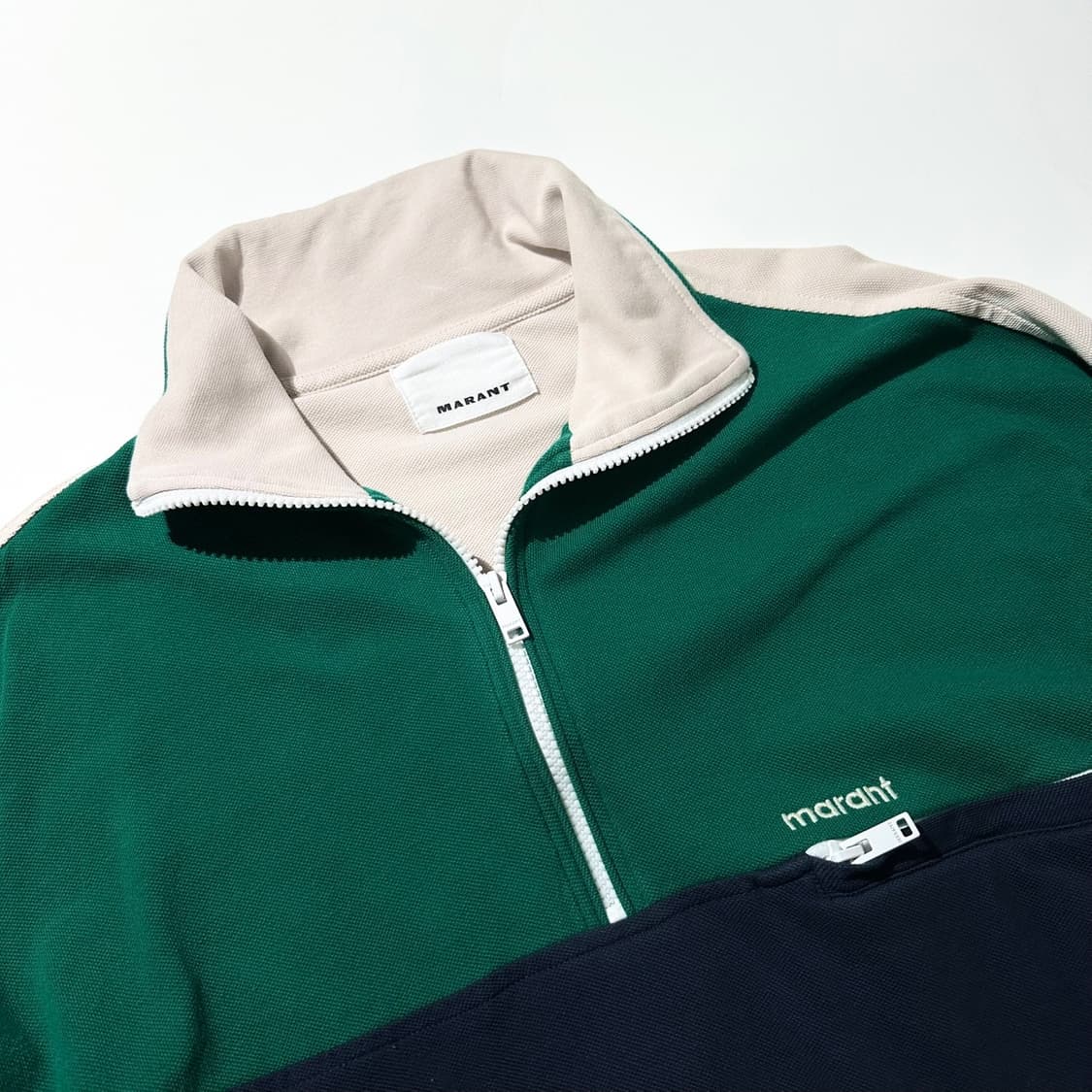 이자벨마랑 컬러블럭 하프집업 맨투맨 상품이미지4