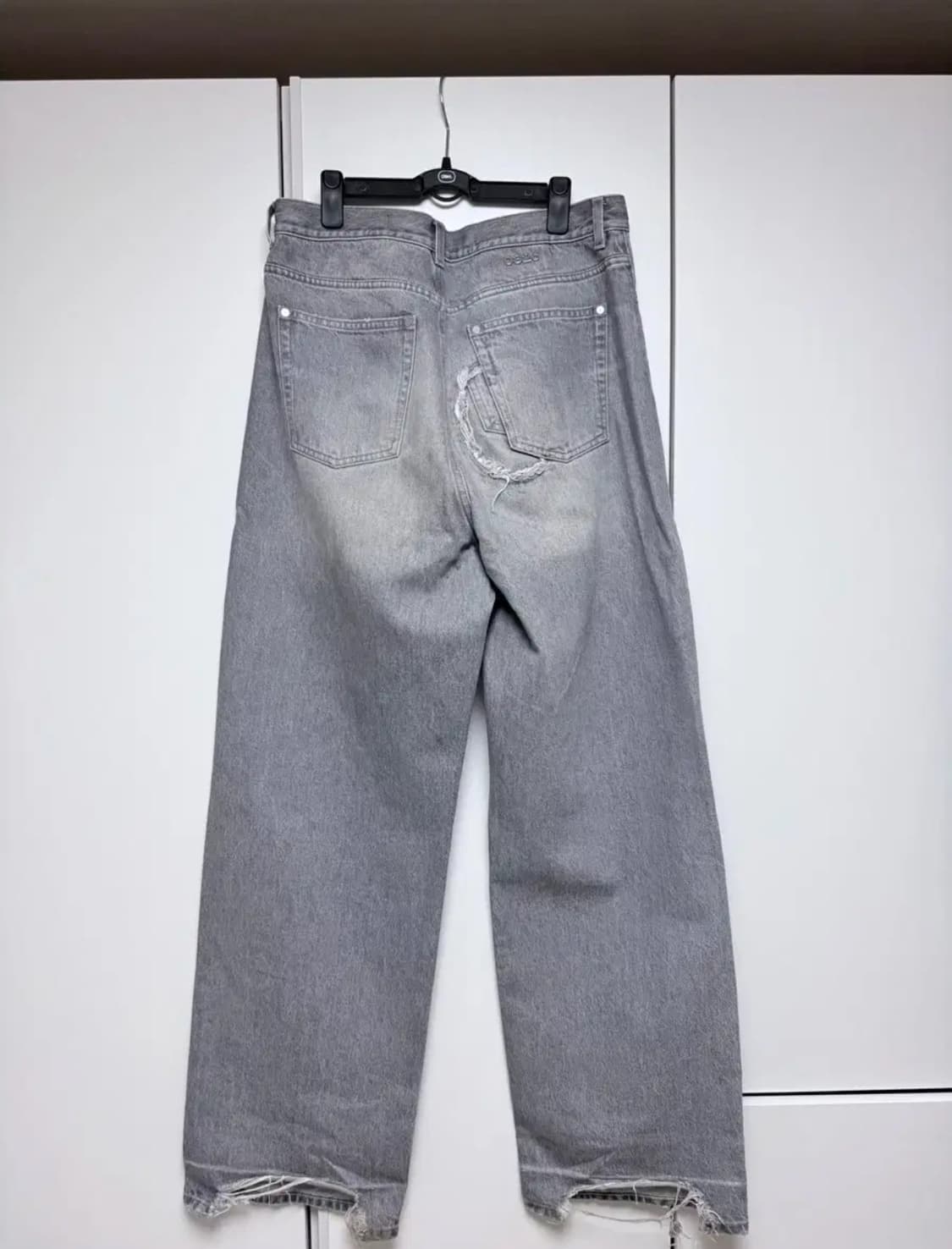 [32] 032c 그레이 블루 와이드 데님 팝니다.  상품이미지3