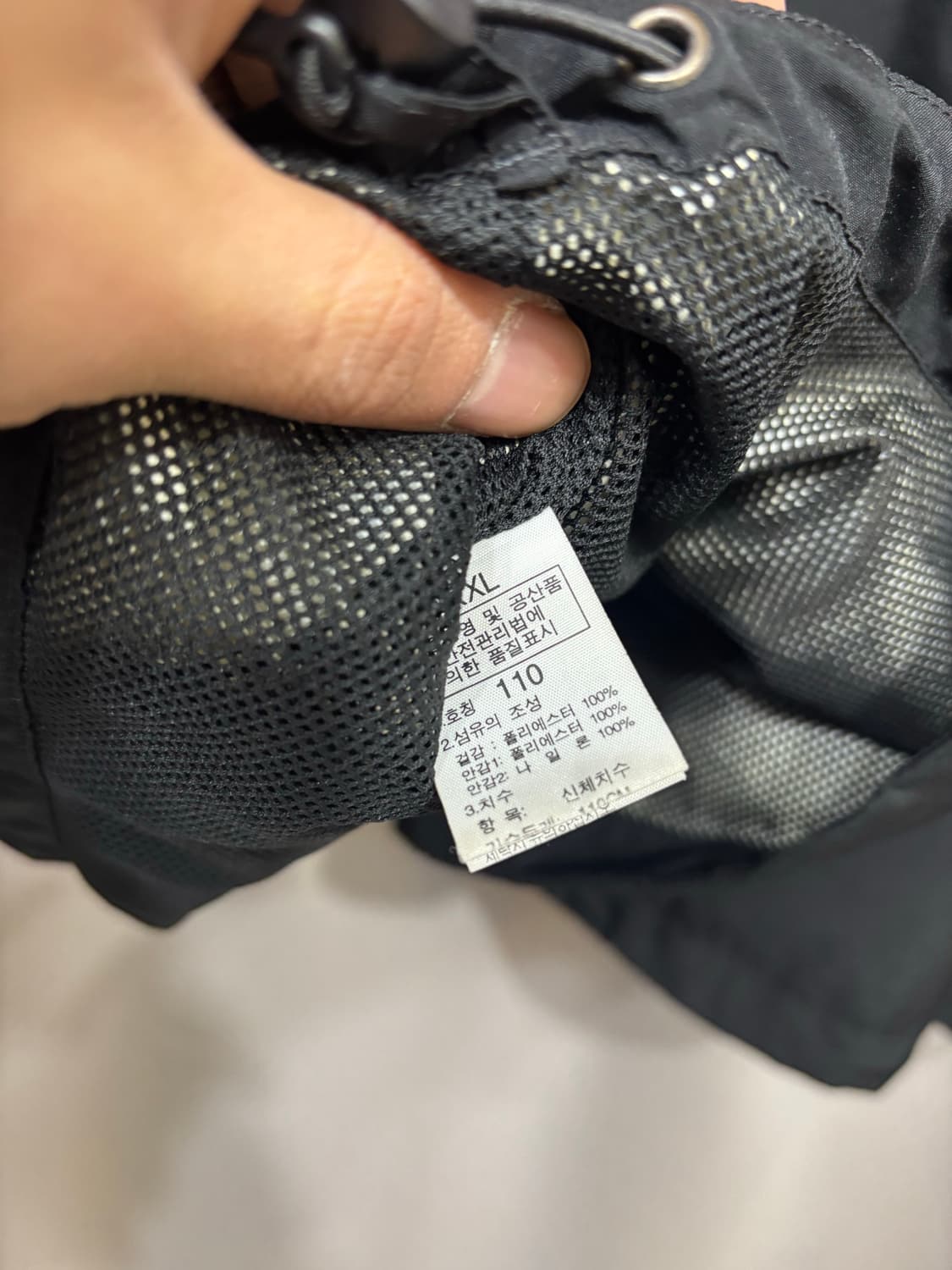 노스페이스 윈드스토퍼 바람막이 블랙 110사이즈 상품이미지8