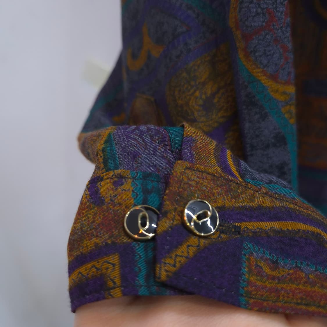 에스닉 패턴 셔츠 블라우스 남녀공용 상품이미지7