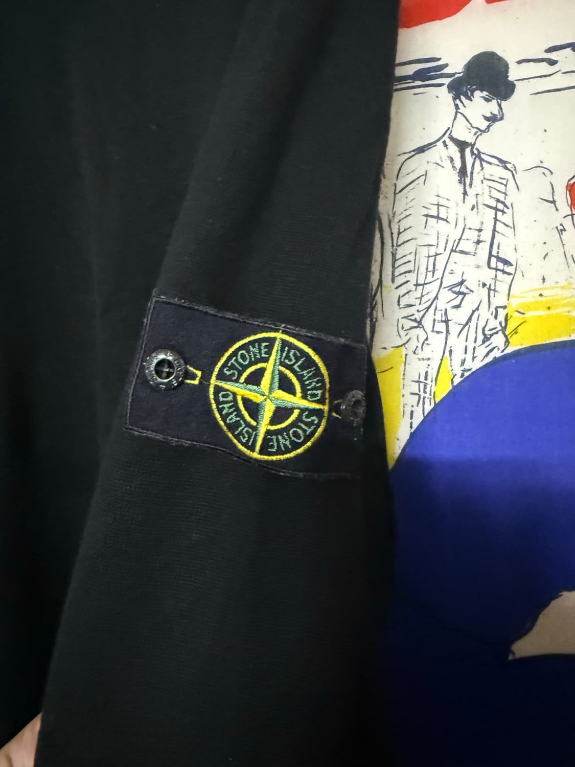 스톤아일랜드 코튼 니트 블랙 XXL 상품이미지3