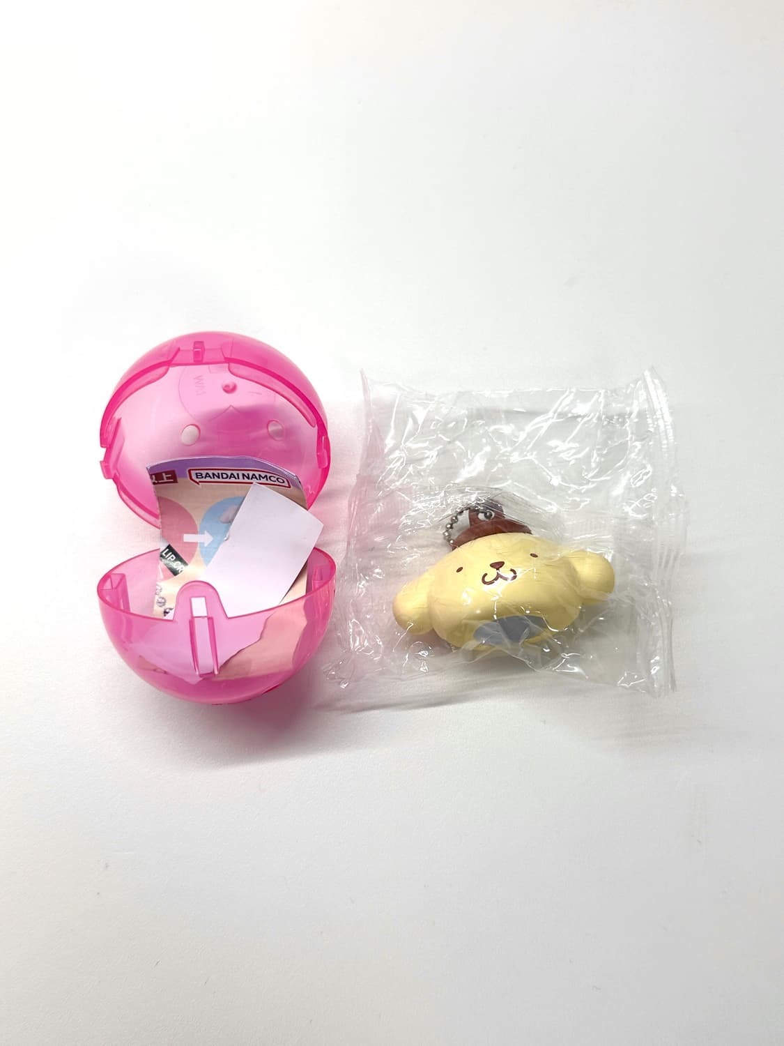 산리오 립밤 마스코트 캡 키홀더 가챠 폼폼푸린 상품이미지1