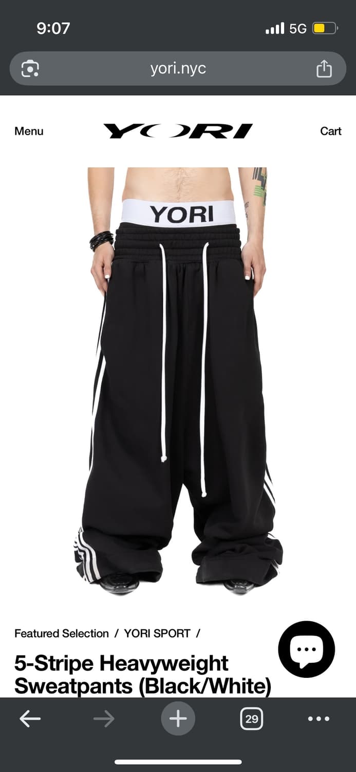 Yori sports 요리 팬츠 L 상품이미지1