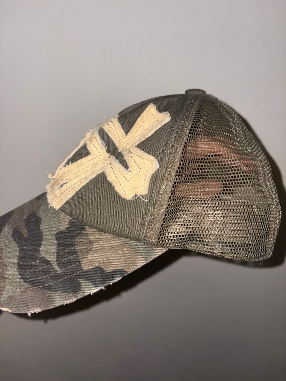 빈티지 카모 캡 모자 상품이미지2