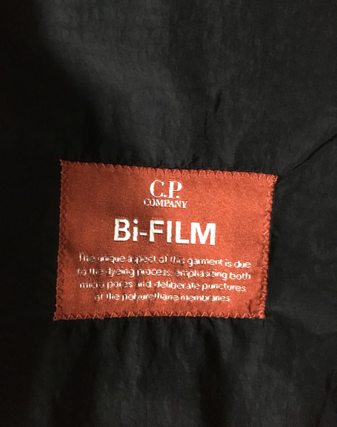 CP컴퍼니 펠트로 바이 필름 숏 자켓 블랙 판매합니다 상품이미지8