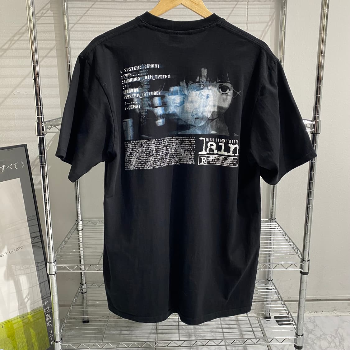 시리얼 익스페리먼츠 레인 부틀렉 애니메이션 티셔츠 애니티 상품이미지2