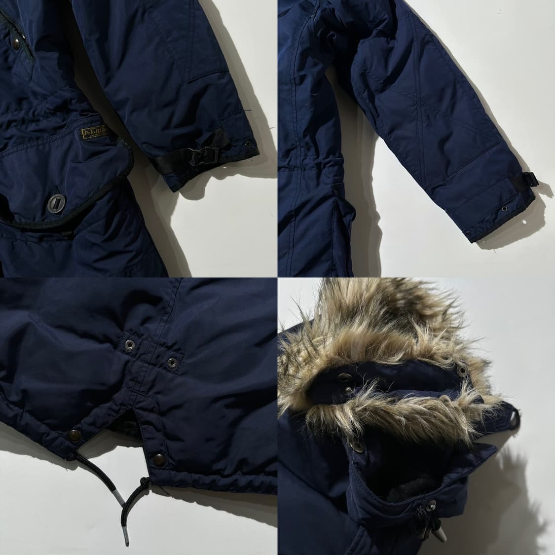 폴로 랄프로렌 N3B 피쉬테일 다운 패딩 파카 네이비 상품이미지9