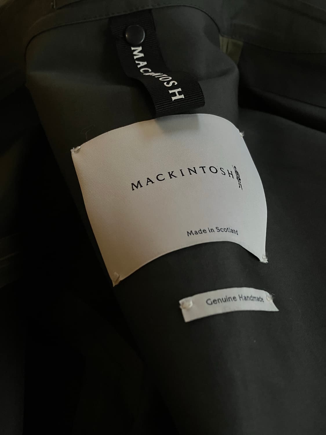 매킨토시 본디드 코튼 코트 40사이즈 상품이미지6