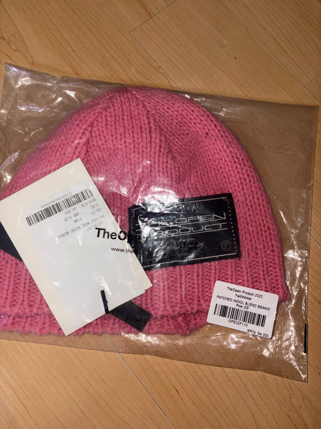 더오픈프로덕트 비니 패치드 울 블렌드 비니 상품이미지1