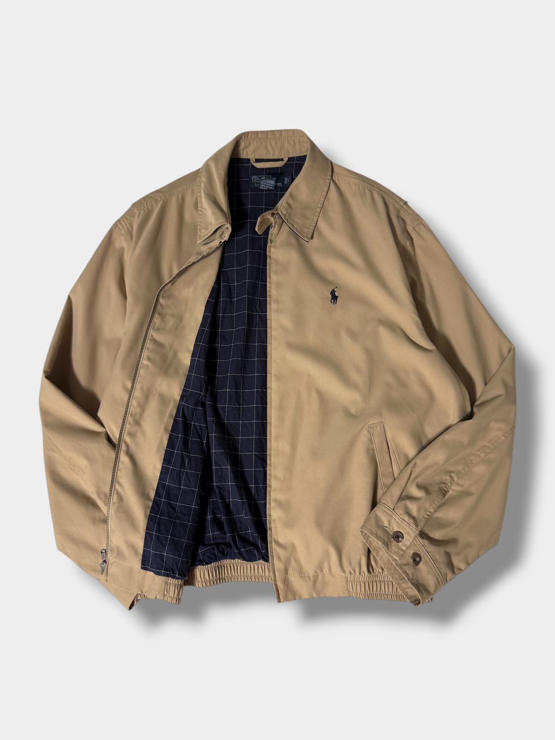 폴로 랄프로렌 루즈핏 베이지 폴리쉘 바이 스윙 자켓 상품이미지2