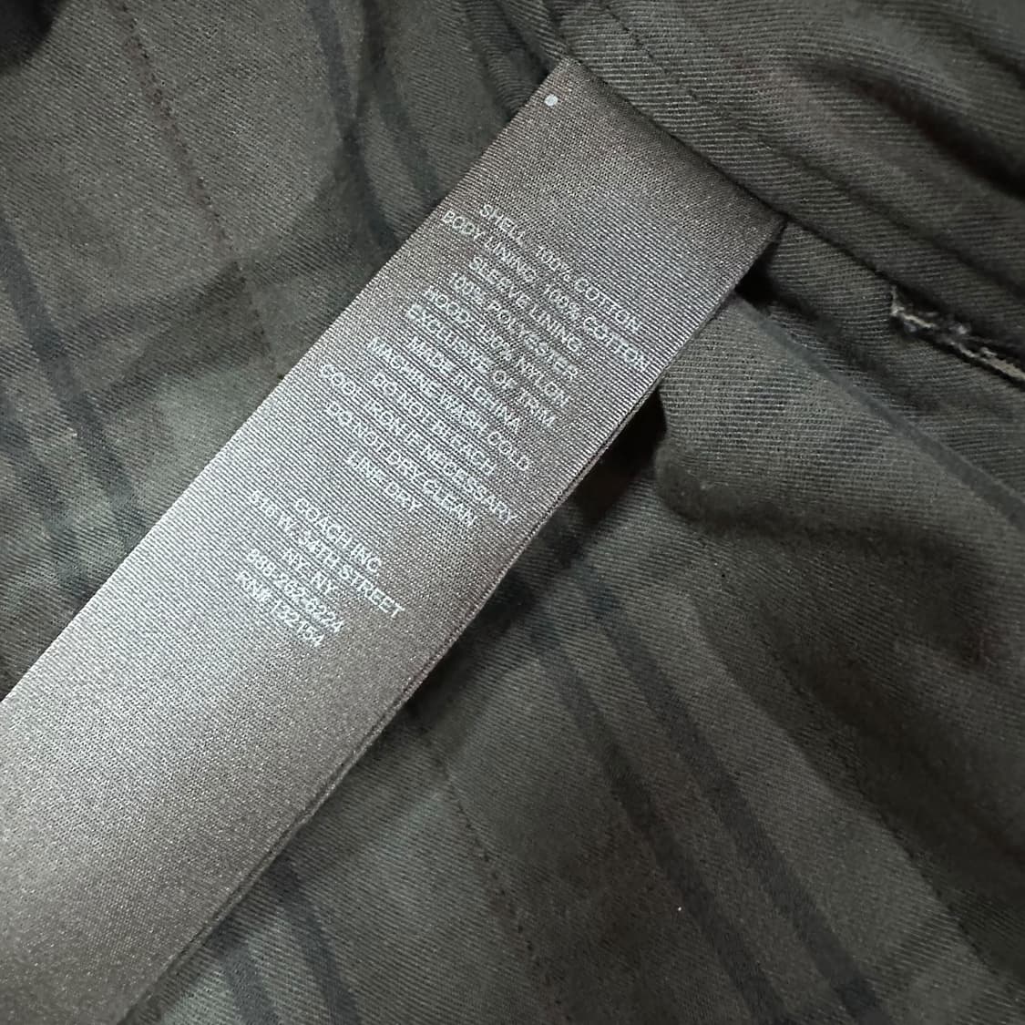 코치 코팅 야상 자켓 상품이미지7