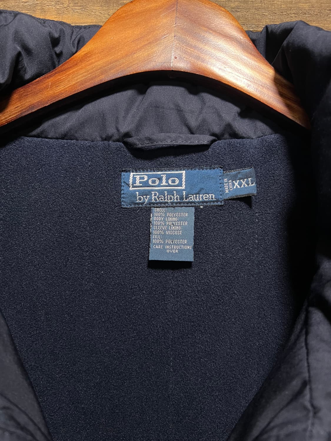 [2XL]폴로 랄프로렌 네이비 나일론 플라이트 자켓 상품이미지2