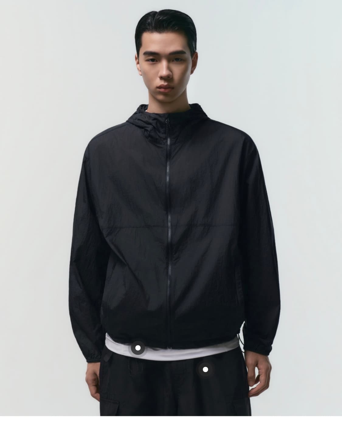 무신사스탠다드 시티 레저 시어 윈드브레이커 재킷 블랙 M 상품이미지5