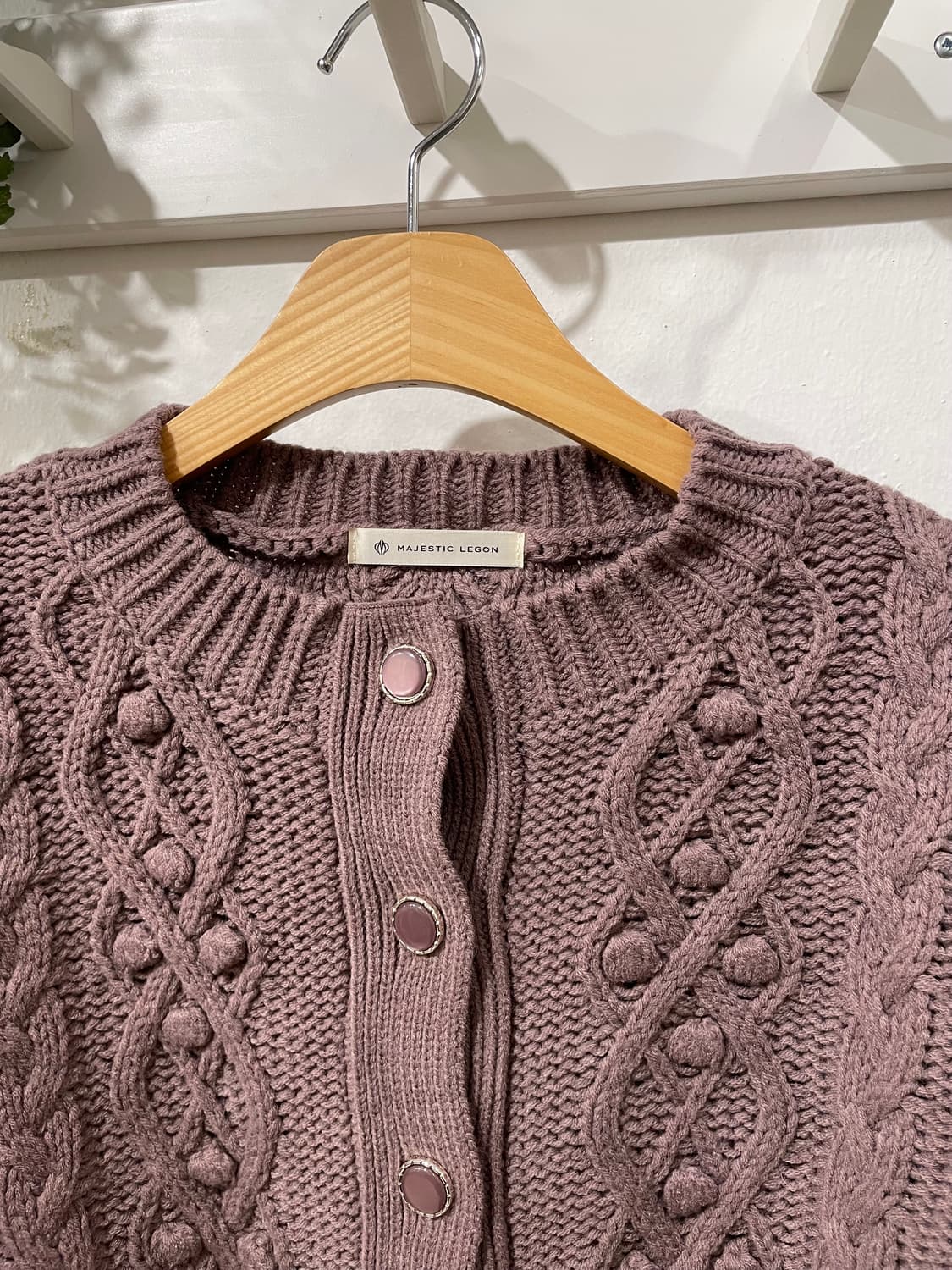 마제스틱 폼폼이 가디건 상품이미지7