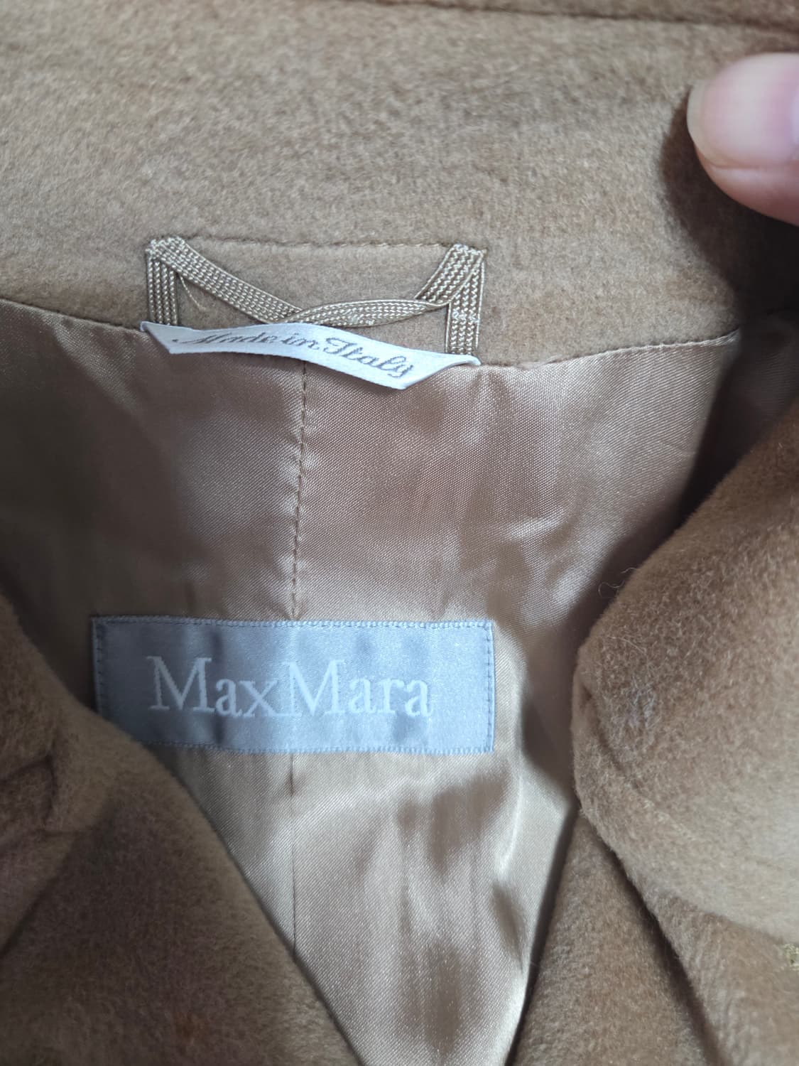 막스마라 캐멜 더블 코트 상품이미지3